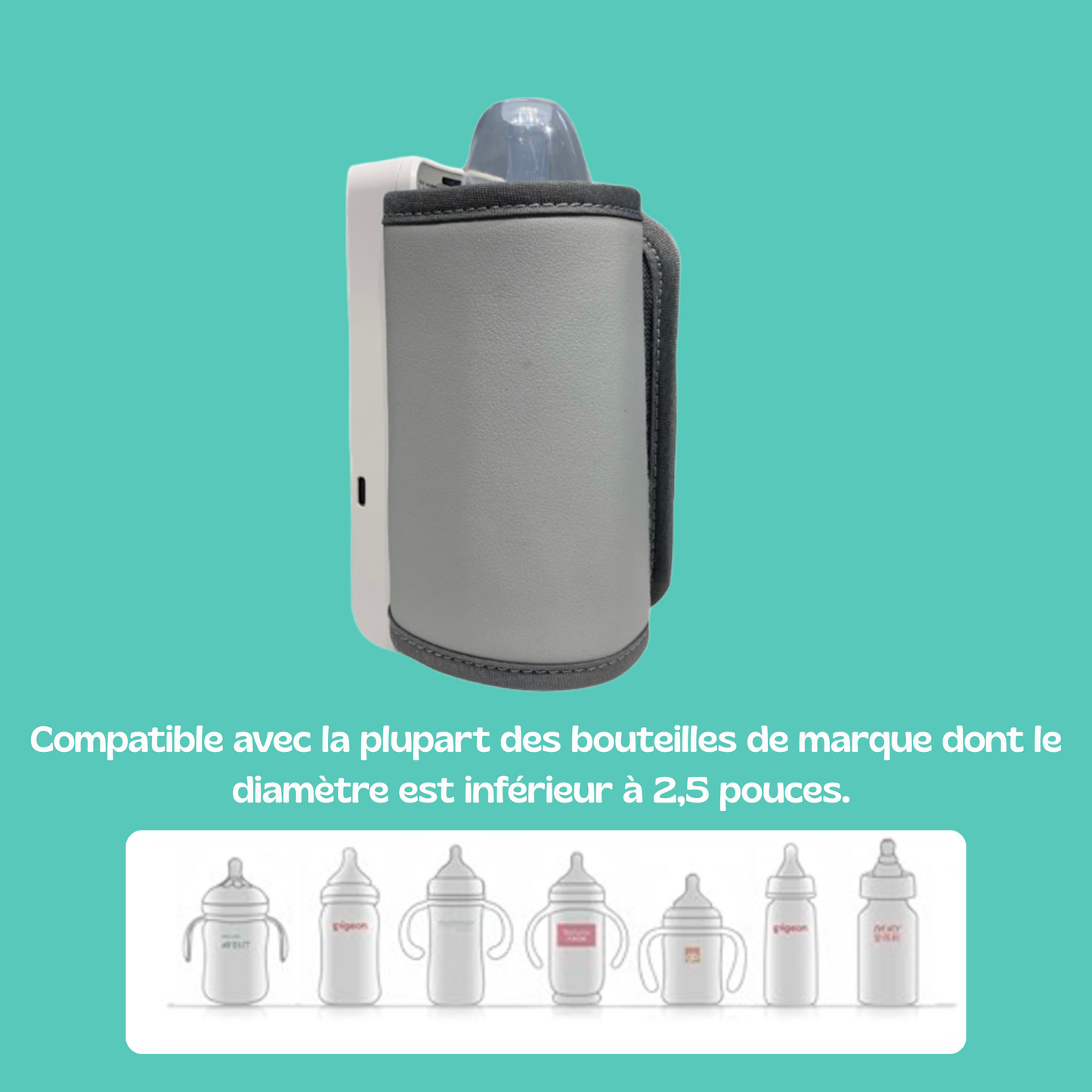 LULIVIA Chauffe-Biberon Portable